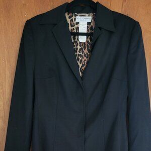 Dolce & Gabbana Black Virgin Wool Blazer Jacket Size 46 / US 10 Made in Italy